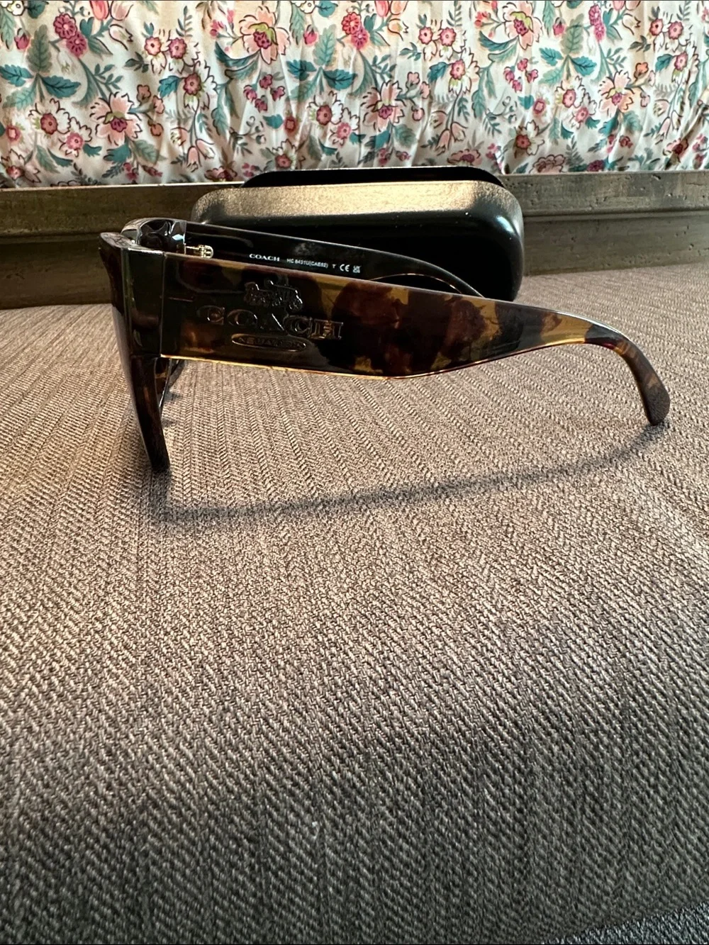 Coach Sunglasses with Dark Green Lenses